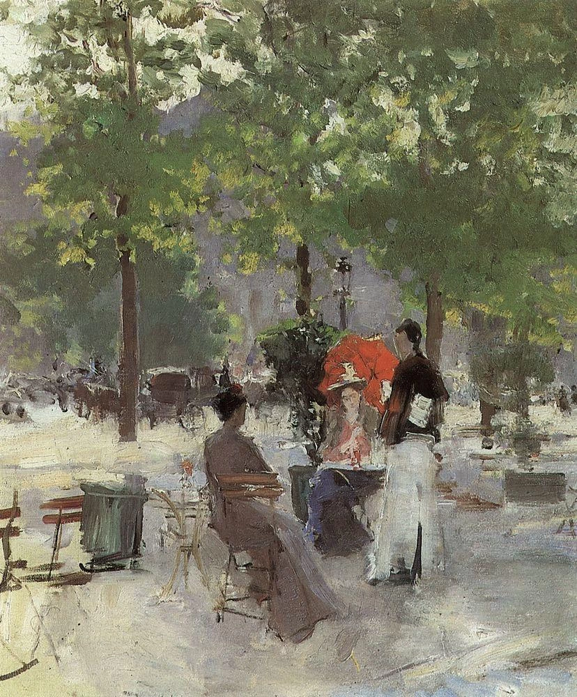 Konstantin Korovin - 125, Un caffè parigino